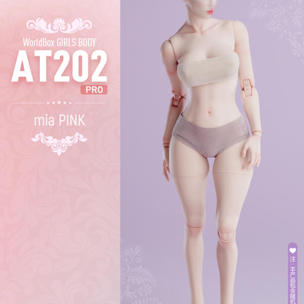 AT202PRO-E-CUP - WORLDBOX - 1/6 Female Nude Figure (Mia Pink)