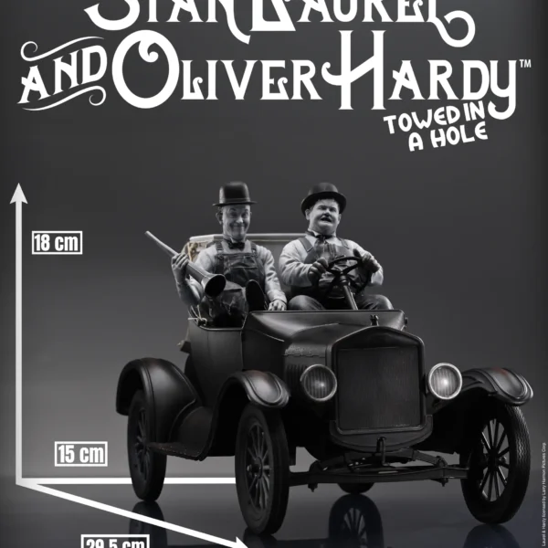 8033300432037 - INFINITE STATUE - 1/12 Stan Laurel & Oliver Hardy Towed in a Hole Ford T