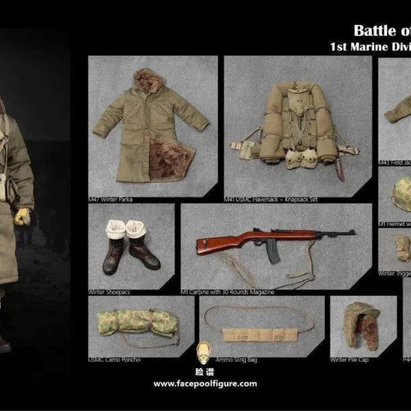 FP-024A - FACEPOOLFIGURE - 1/6 Battle of Chosin Reservoir U.S. Marine Corps 1st Division