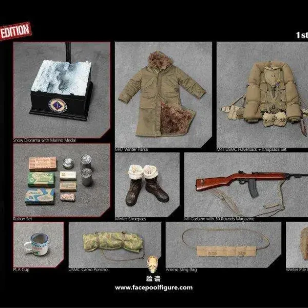 FP-024B - FACEPOOLFIGURE - 1/6 Battle of Chosin Reservoir U.S. Marine Corps 1st Division (Special Edition)