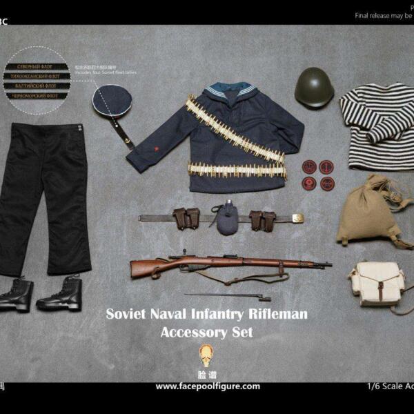 FP-023C - FACEPOOLFIGURE - 1/6 Soviet Naval Infantry Rifleman Accessory Set
