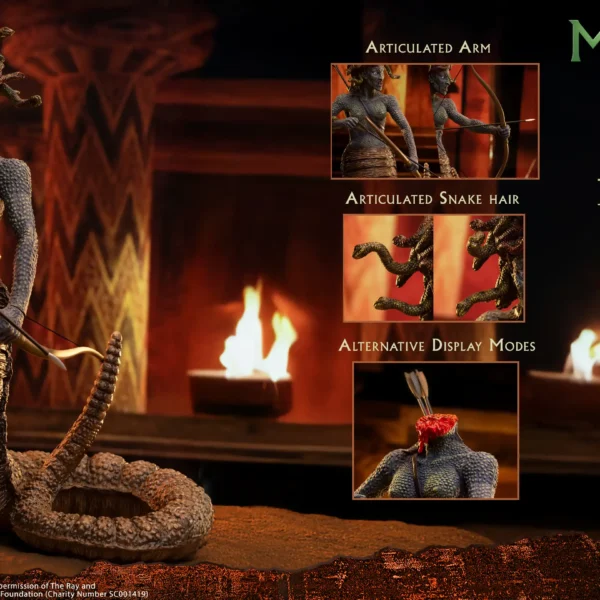 SA6070 - STAR ACE - 30cm Ray Harryhausen Soft-motion Series - Medusa "Soft-motion"