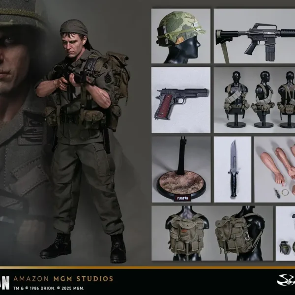 DMS045 - DAMTOYS - 1/6 Field Platoon Vietnam War U.S. Army Sergeant Barnes