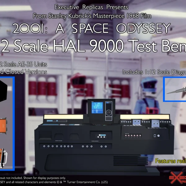 ERSL202506 - EXECUTIVE REPLICAS - 1/12 2001: A Space Odyssey - HAL 9000 Test Bench