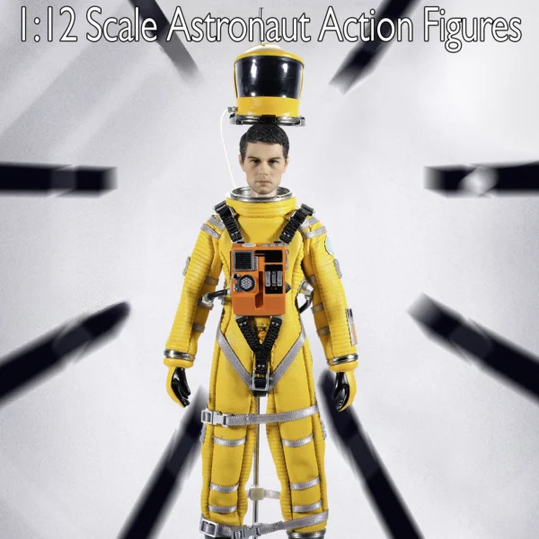 ERSL202502 - EXECUTIVE REPLICAS - 1/12 2001: A Space Odyssey - Dr. Frank Poole Yellow Discovery Astronaut
