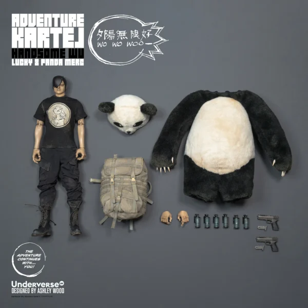 UV202514 - Underverse - 1/6 Adventure Kartel Series - Dirty Boi Panda Handsome Wu