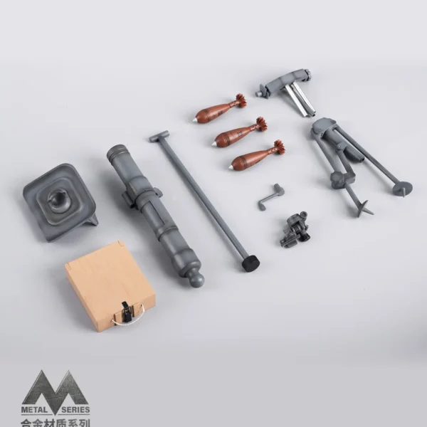 ZY2044A - ZYTOYS - 1/6 German GrW 42 81mm Mortar (Gray)