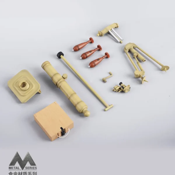 ZY2044B – ZYTOYS – 1/6 German GrW 42 81mm Mortar (Sand Color)