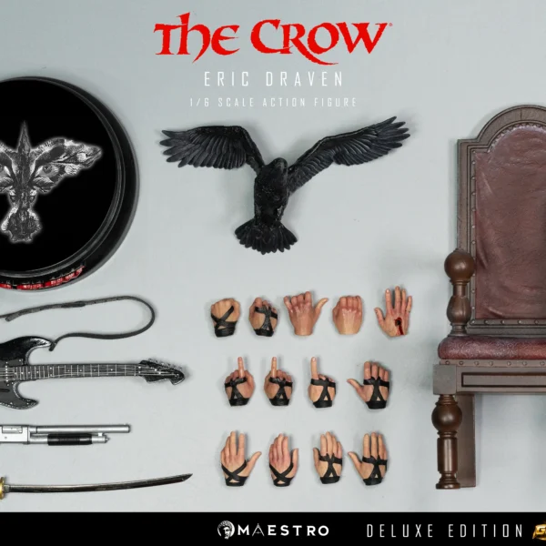 KPIS-32242 - KAUSTIC PLASTIK × INFINITE STATUE - 1/6 The Crow – Epic Draven (Deluxe Edition Gold)