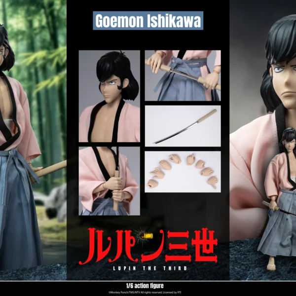 KPIS-32136 - KAUSTIC PLASTIK × INFINITE STATUE - 1/6 Lupin the 3rd, The Italian Adventure: Goemon Ishikawa XIII (Standard Version)