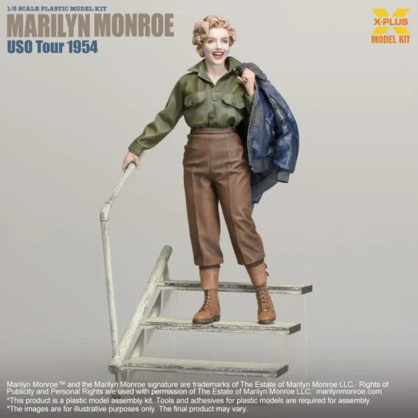 411-200557CP - X-PLUS - 1/8 Marilyn Monroe Plastic Model Kit (Repro)