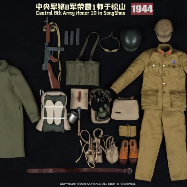QOM-1063B – QORANGE × QOTOYS – 1/6 Central 8th Army Honor 1D in SongShan 1944