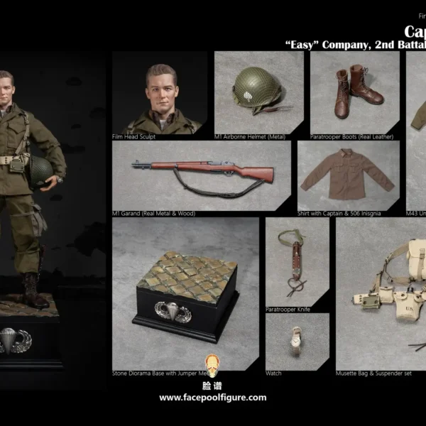 FP-025A - FACEPOOLFIGURE - 1/6 Discover History Series - Captain Winters "Easy" Company, 2nd Battalion, 506th Division (Normal Edition)