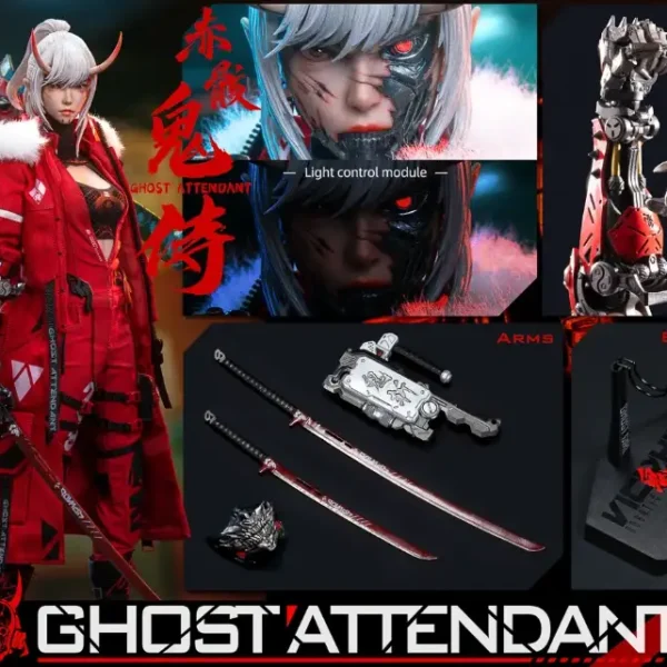GS-002 - POP COSTUME - 1/6 Ghost Attendant - Scarlet Blade Shura Akamaku