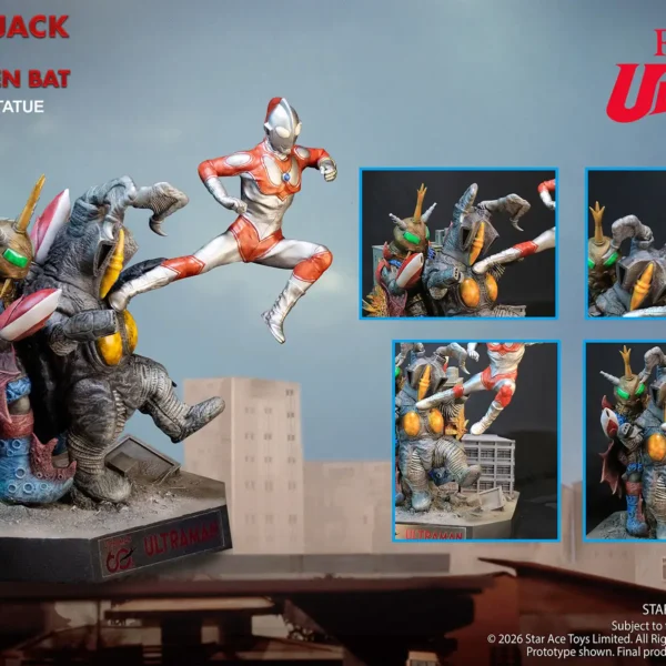 SA8067 - STAR ACE - 1/8 Ultraman Jack vs Zetton II & Alien Bat Battle Diorama Statue