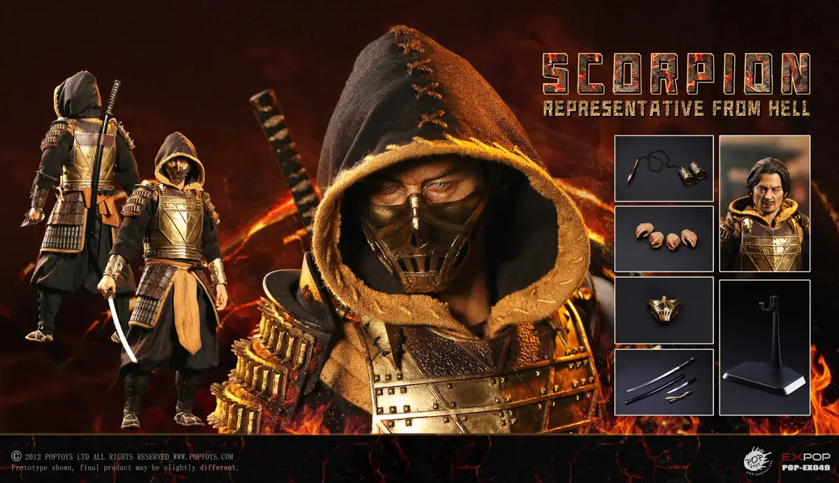 EX049 – POPTOYS – 1/6 Representative from Hell – Warrior Scorpion