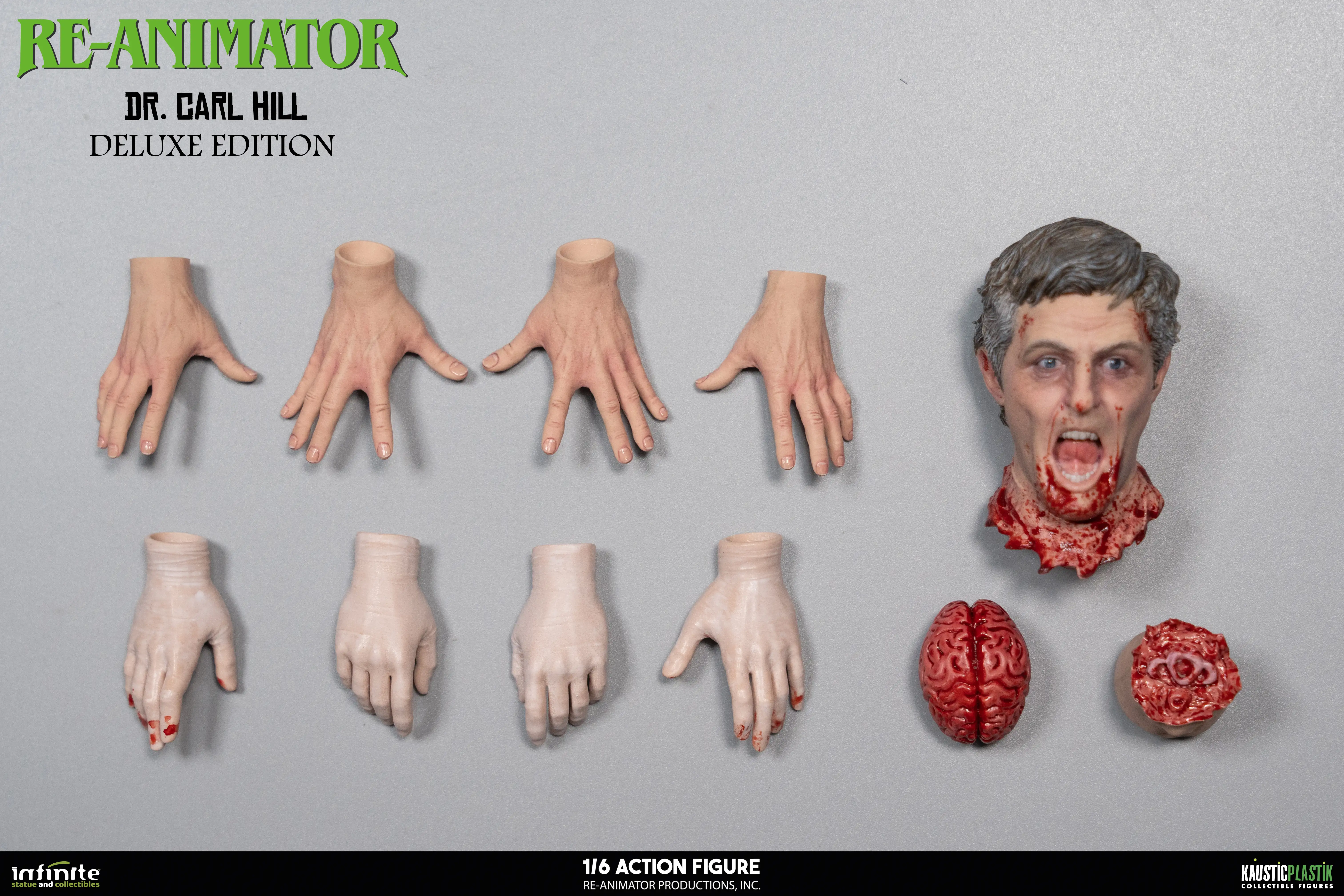 8033300432297 – KAUSTIC PLASTIK × INFINITE STATUE – 1/6 Re-animator Doctor Carl Hill (Deluxe Edition)