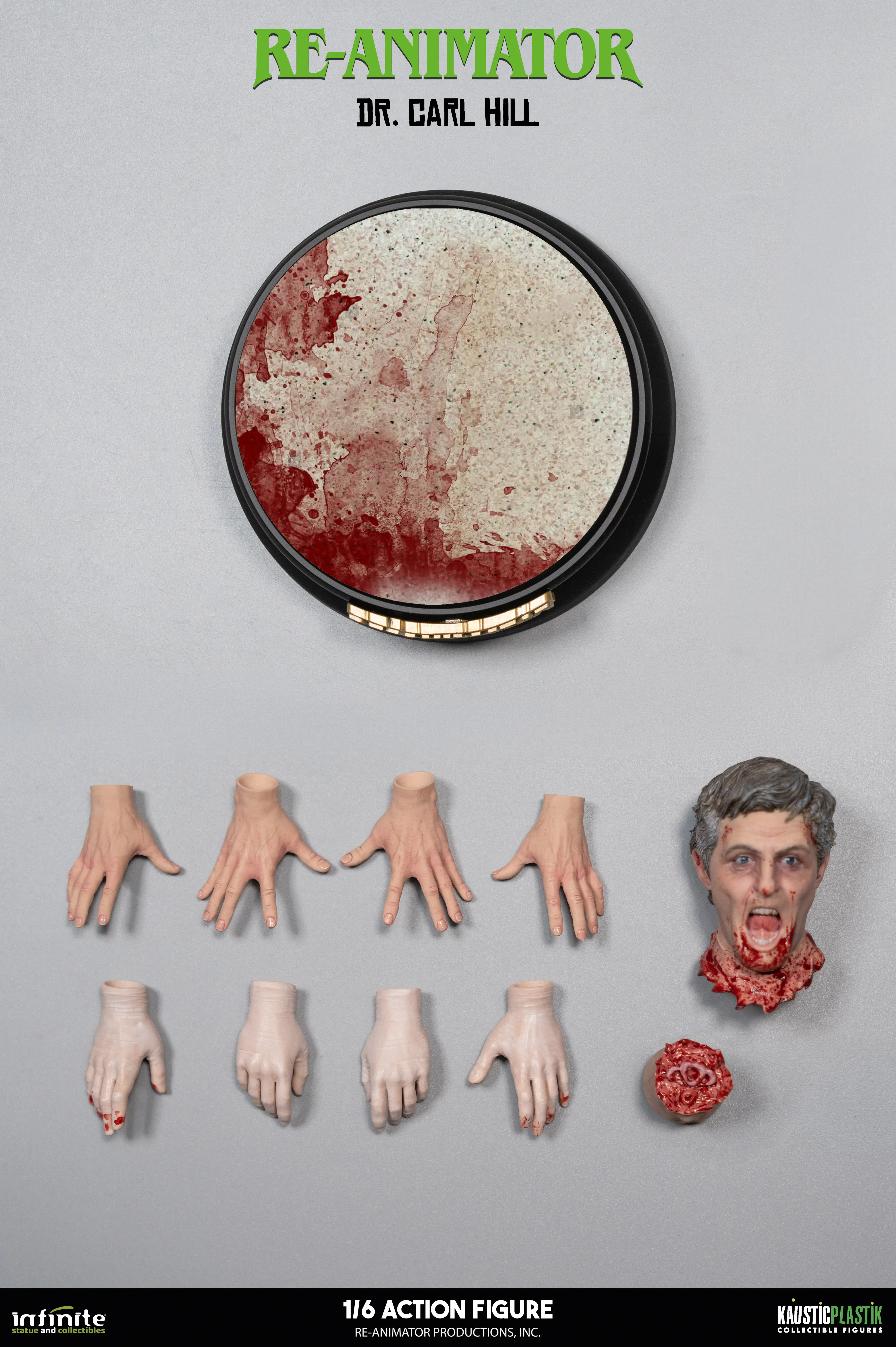 8033300432280 – KAUSTIC PLASTIK × INFINITE STATUE – 1/6 Re-animator Doctor Carl Hill (Standard Edition)