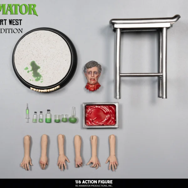 8033300432273 - KAUSTIC PLASTIK × INFINITE STATUE - 1/6 Re-animator Doctor Herbert West (Deluxe Edition)
