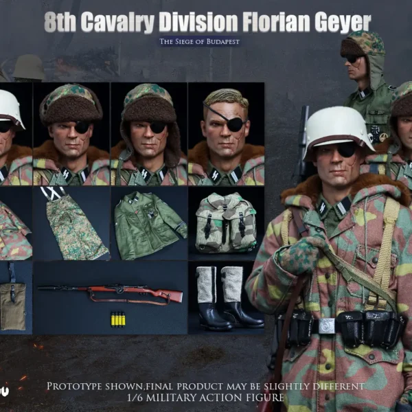 UD9069 - UJINDOU - 1/6 8th Cavalry Division Florian Geyer, The Siege of Budapest