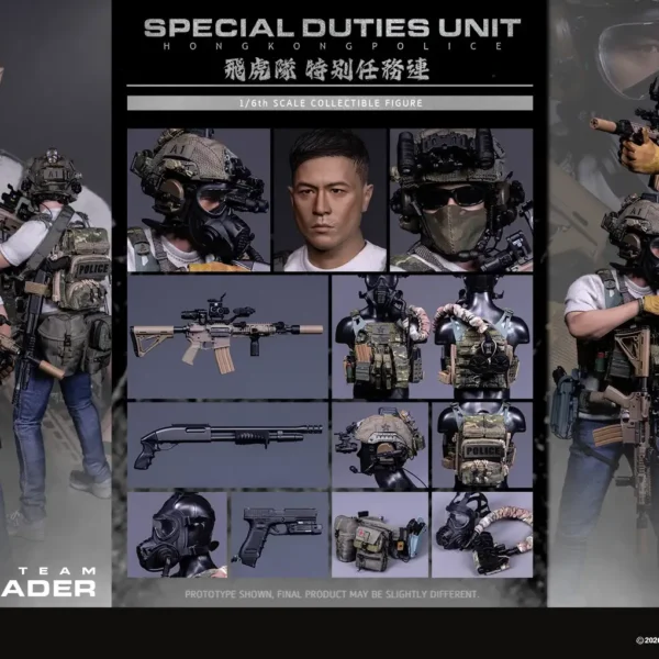 78114 - DAMTOYS - 1/6 Elite Series - Hong Kong Police Special Duties Unit "Flying Tigers" - Assault Team Leader